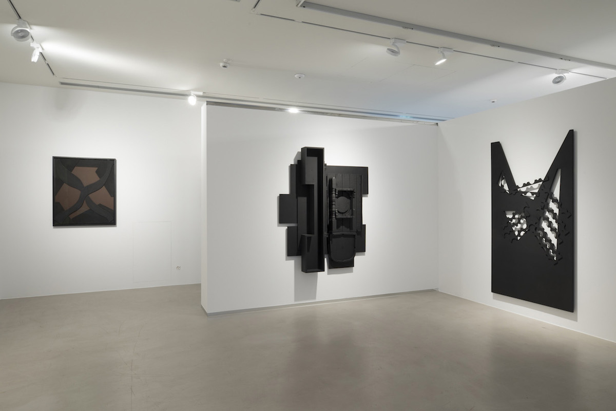 "Louise Nevelson. Assemblages e Collages", a cura di Bruno Corà, 2017, Cortesi Gallery, Lugano, foto di Ginevra Agliardi.