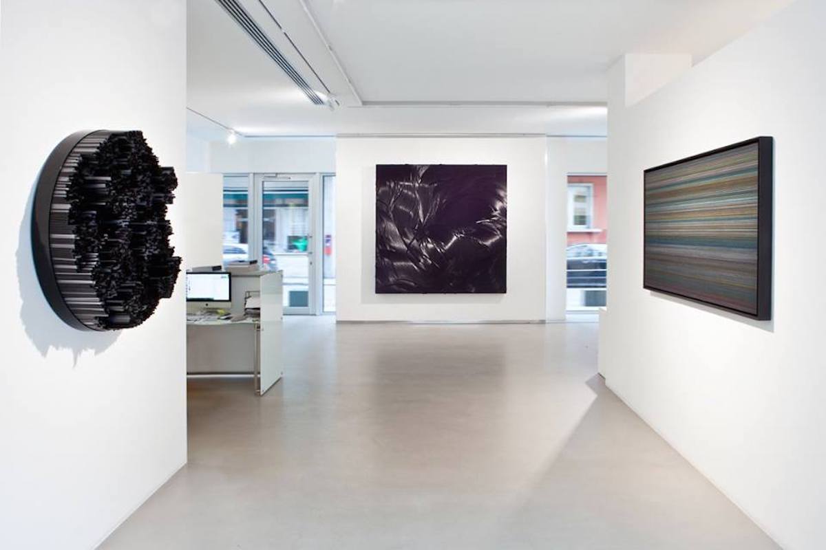 "Black. An Idea of Light", a cura di I. Bignotti and P. Tavazzani Formenti, 2015, Cortesi Gallery, Lugano, foto G. Agliardi.