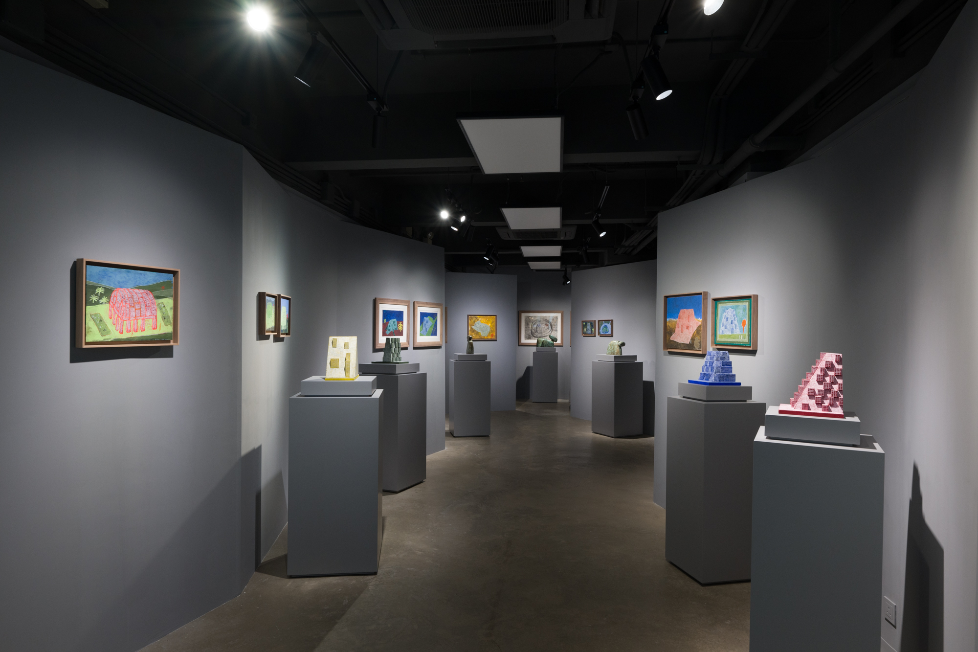 Installation views, Michele De Lucchi, The room I am in, Novalis Art Design,Hong Kong, maggio 2024